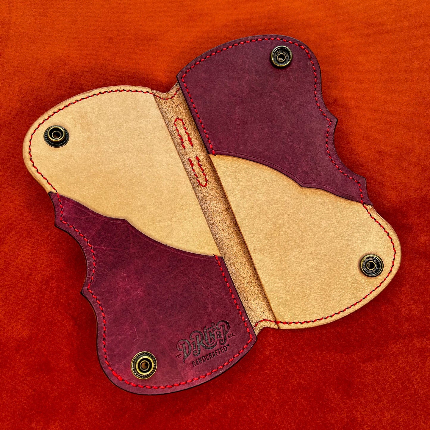 BEARD BARF'S HANDMADE LEATHER TRUCK-A WALLET- BB1