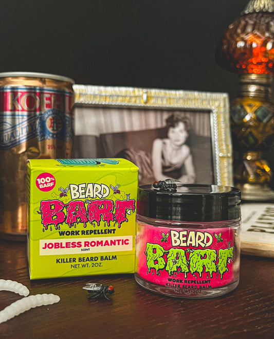 Beard Balm- clean fresh scent, conditioning with light hold, | Beard Barf 2oz