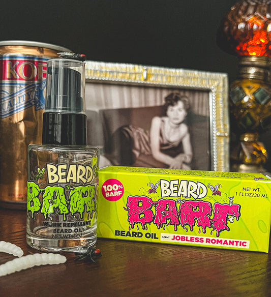 Beard Oil- clean fresh scent, conditioning, fast absorbing light weight non greasy oil | Beard Barf 2oz